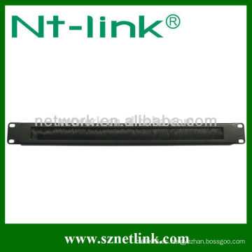 Hecho en China 19inch 1u cable manager with brush